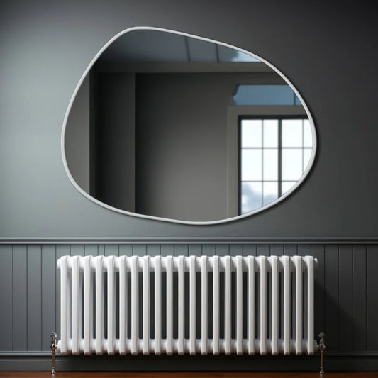 Irregular Organic Shape Wall Mirror – Modern Frameless Asymmetrical Decorative Mirror for Bathroom, Bedroom & Living Room